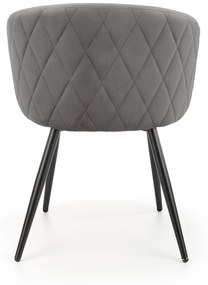 Scaun K430 velvet gri