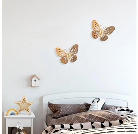 Decorațiune de perete 32x29 cm metal fluture
