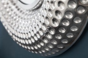 Oglinda de perete decorativa Orient rund 60cm, argintiu