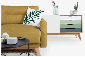 Canapea extensibilă Bonami Selection Pop, galben