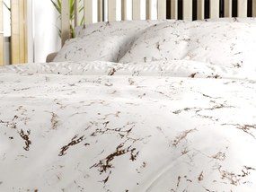Lenjerie de pat din microfibra MARBLE, albă Dimensiune lenjerie de pat: 70 x 90 cm | 140 x 200 cm
