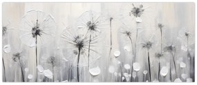 Tablou - Păpădii, pictură (120x50 cm)
