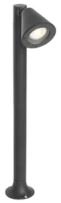 Stâlp modern pentru exterior negru 60 cm IP44 reglabil - Ciara