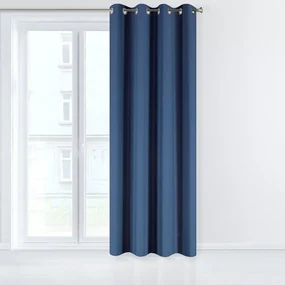 Draperie decorativă monocromă albastră 140 x 250 cm