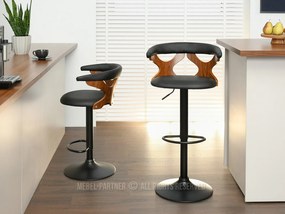 Scaun Bonita (nuc închis + negru). 1110613