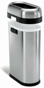 Coș de gunoi pentru spații comerciale Simplehuman 50 l, oțel inoxidabil