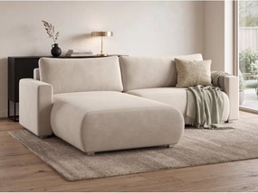 Coltar extensibil MONORA, crem, colt interschimbabil