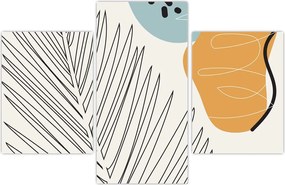 Tablou - Ilustrație de frunze (90x60 cm)