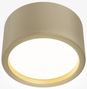 Spot LED aplicat cu protectie IP44 Hydra D-17.6cm auriu