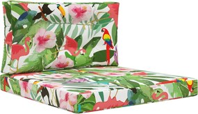 vidaXL Perna pentru canapea de exterior 2 pcs colorat Poliester