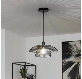 Brilagi - Lustră LED suspendată pe cablu CERIA WIRE 1xE27/40W/230V Ø 38 cm negru