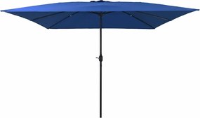 vidaXL Parasol de Grădină Albastru azur 295 x 295 x 245 cm