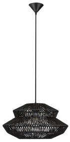 Lustra/Pendul design natural NUA negru