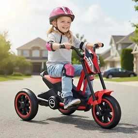 Tricicletă pentru copii roșie