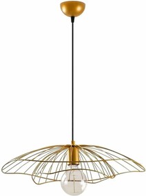 Lustra TEL 6502, auriu, metal, 50x111 cm