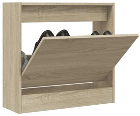 vidaXL Pantofar, stejar sonoma, 60x21x57 cm, lemn compozit