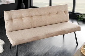 Bancheta moderna BIG GEORGE 160cm sampanie bej