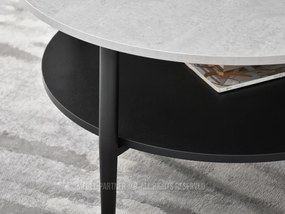 Măsuță de cafea Randolf Xl (beton + negru). 1111527