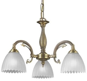 Candelabru clasic 3 brate design italian realizat manual 3520