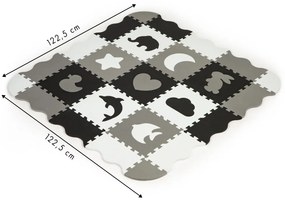 Covor puzzle din spumă cu gard 25 de piese