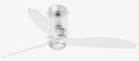 Lustra cu Ventilator si telecomanda MINI TUBE M transparent