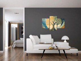 Tablou – Arborele vieții în lună (90x60 cm)