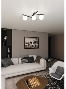 Plafonieră SMART 3xE14/10W/230V negru/alb