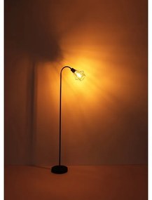 Lampadar, lampa de podea design modern Isabella negru mat