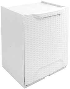 Cutie de depozitare rbatabilă Artplast RATTAN 34 x 29 x 47 cm, alb