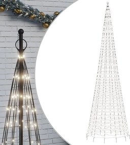 vidaXL Pom de Crăciun LED 1534 LED-uri Alb Rece 500 cm