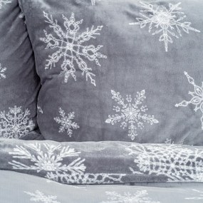 Lenjerie de pat din microflanel 4Home SilentSnowfall, 140 x 200 cm, 70 x 90 cm