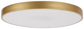 Plafoniera LED cu telecomanda design slim Tesia auriu 60W