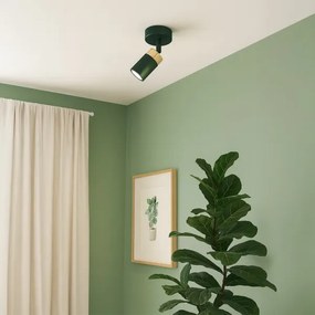 Spot de perete Brilagi POKER 1xGU10/25W/230V verde