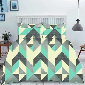 Lenjerie de pat din bumbac TIVANI colorata Dimensiune lenjerie de pat: 70 x 80 cm | 140 x 200 cm
