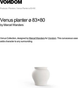 Ghiveci plante design decorativ modern exterior/interior Venus 83x80cm