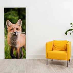Fototapet pentru ușă - Vulpea (95x205cm)