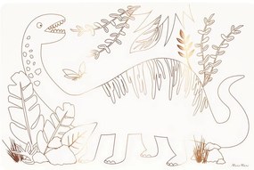 Suporturi pentru farfurii 8 buc. din hârtie 28x42.5 cm Dinosaurs – Meri Meri