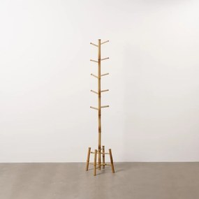 Cuier în culoare naturală din bambus 36x162 cm Manali – Ixia