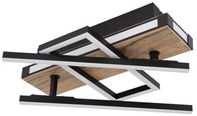 Globo 67299D2 - Plafonieră COLLI LED, 30W, 230V, maro/negru