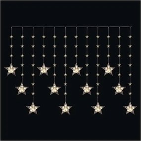 Șir LED pentru exterior 120xLED 3xAA 1,7 m IP44 alb cald
