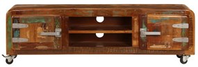 247512 vidaXL Comodă TV, 120 x 30 x 36 cm, lemn masiv reciclat
