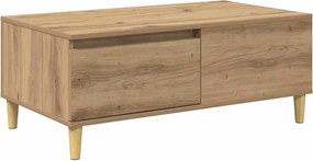 vidaXL Masă de cafea Stejar Artizanal 90 x 50 x 35 cm Lemn compozit