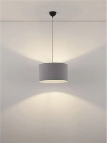 Lustra suspendata cu abajur gri SYRIN