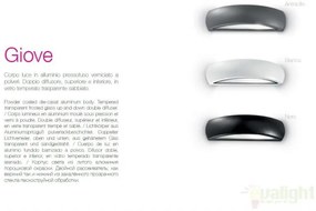 Aplica de perete exterior, cu iluminat up-and-down, IP54, GIOVE AP1 NERO 092201