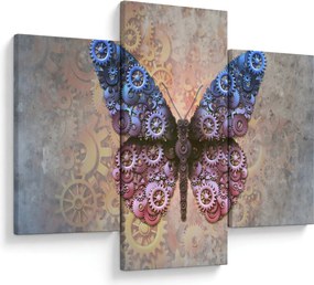 Tablou - Fluture steampunk (90x60 cm)