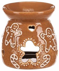 Lampă cu aromă de Crăciun Gingerbread, ceramică,11 cm