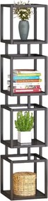 Biblioteca Art din metal culoare negru 150 cm