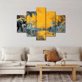 Tablou - Elefant în natură (150x105 cm)