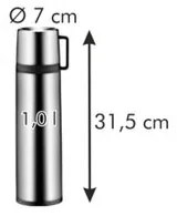 Termos inox Tescoma CONSTANT 1 l, cu cană