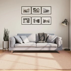 vidaXL Covor HUARTE, fir scurt, moale și lavabil, roz pudră, 200x200cm